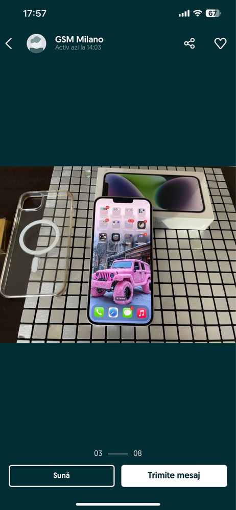 Iphone 14 plus- purple - 128 gb