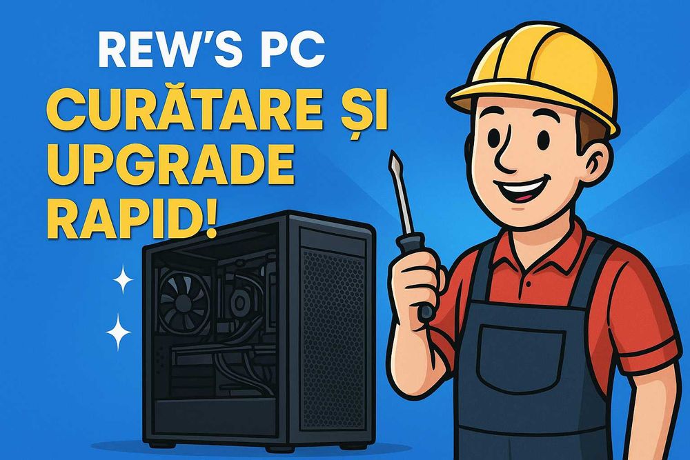 Rew's Workshop - PC / Laptop – Asamblare, Instalare Windows, Curățare