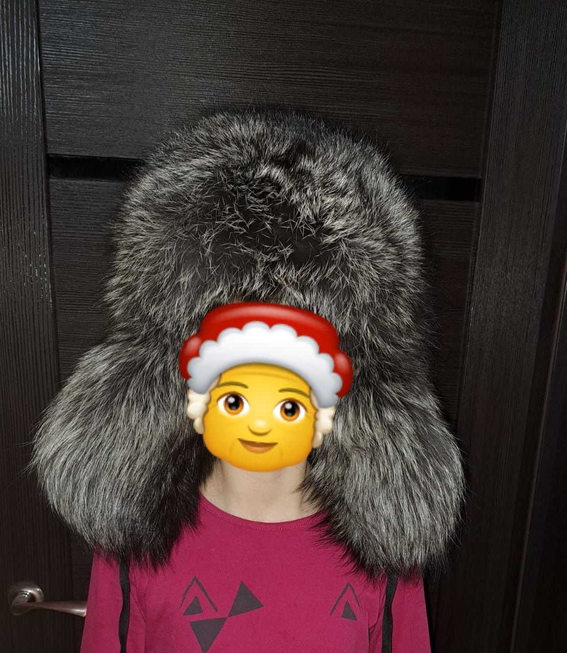 Шапка чернобурка