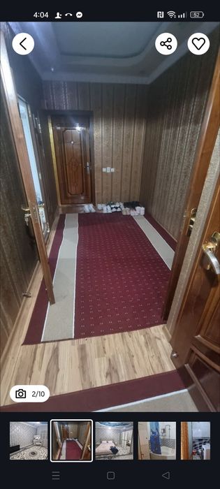 Сергели 4.  4/4/5 балкон 2*6 ипотека можно