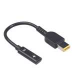 Adaptor incarcator laptop Lenovo USB-C - mufa dreptunghiulara 11*4.5mm