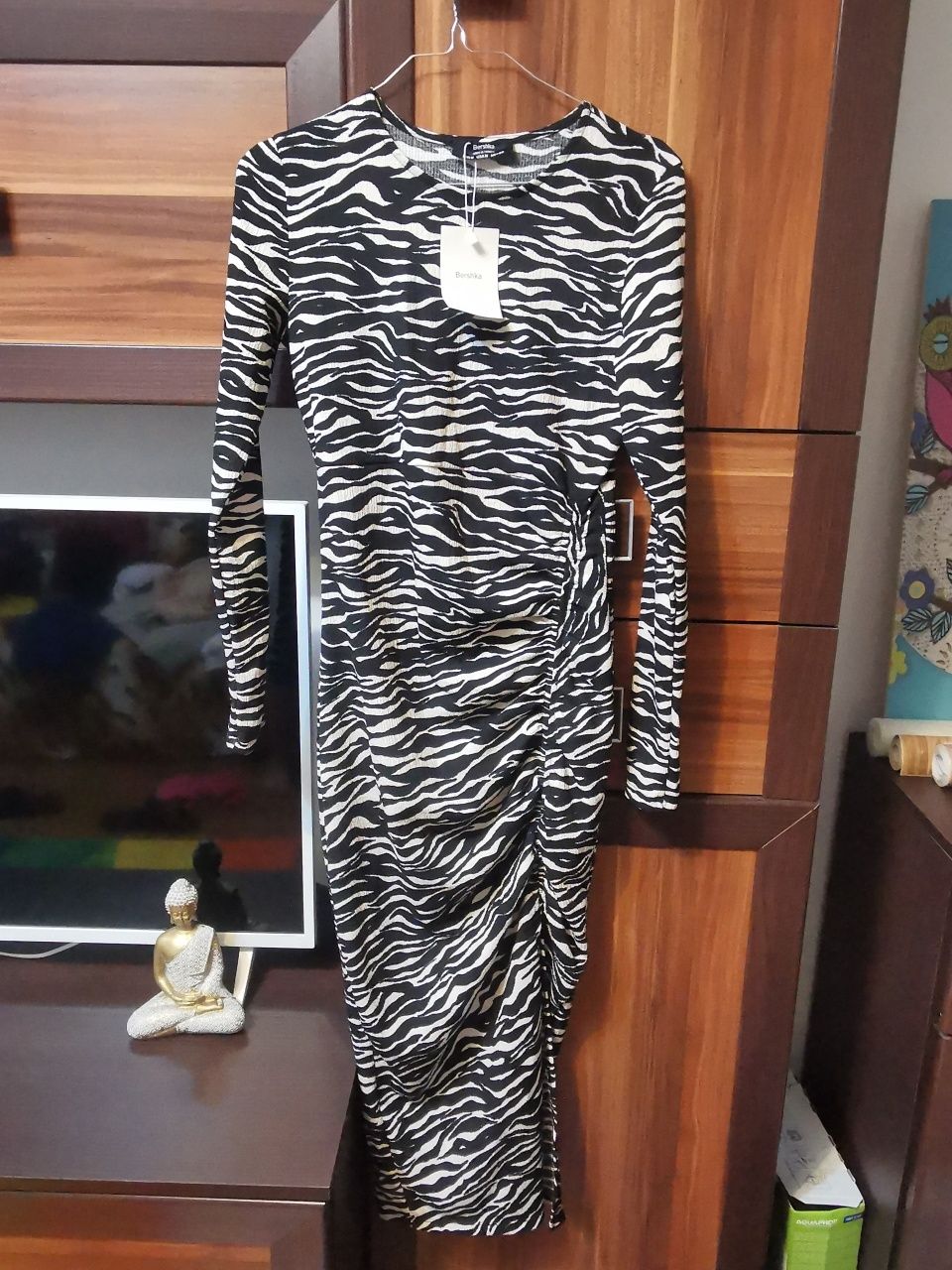 Rochie animal print Bershka deosebita