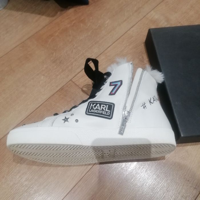 Sneakers Karl Lagerfeld imblaniti nr 38 piele naturala