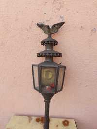 Градинска лампа от месинг фигура орел