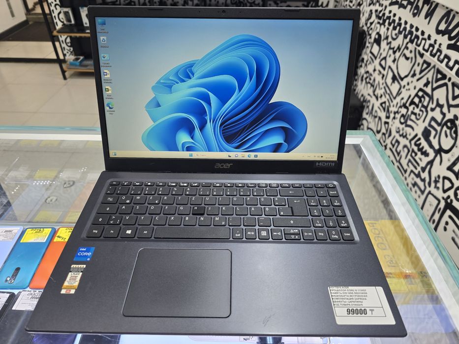 Ноутбук Acer core i5 1135g7 озу 8gb ssd256gb