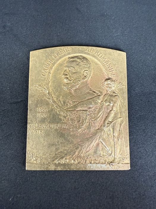 Placheta Bronz 1906 rara