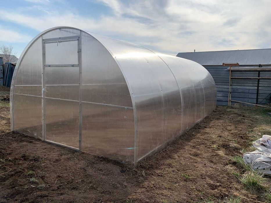 Каркас стандартной теплицы 3×4 м — оцинкованный, прочный, надёжный