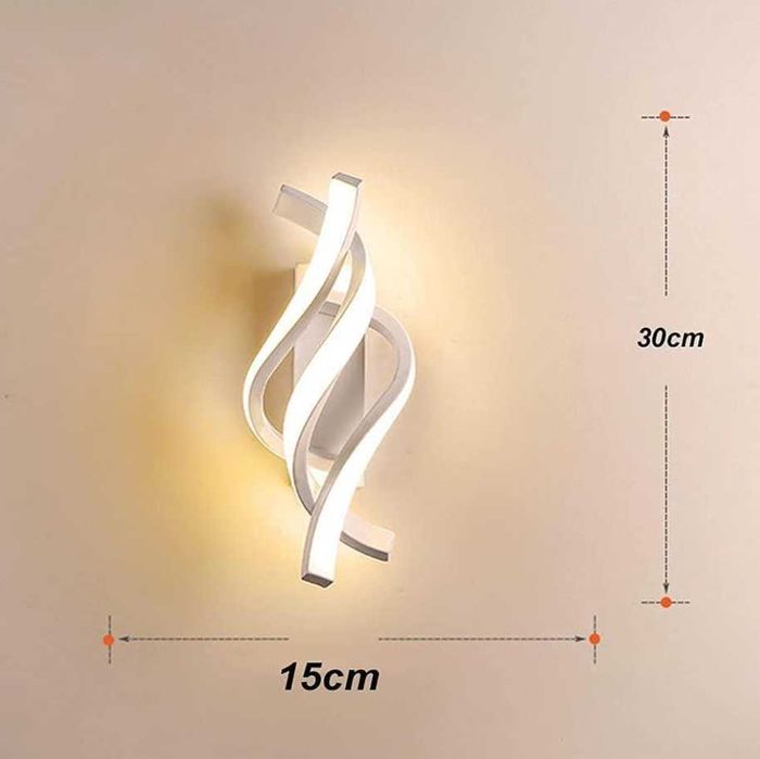 Аплици за стена бели