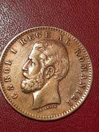Moneda Carol 1 de 2 bani 1900