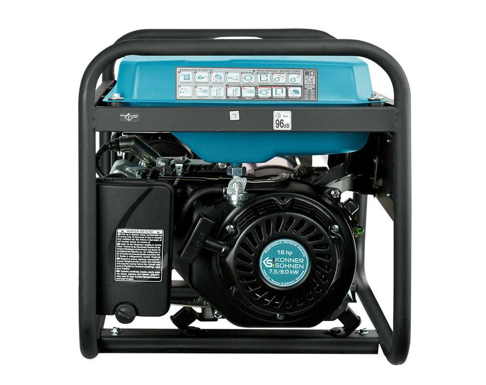 Generator de curent pe benzina monofazat 230V 8,0 kW Konner KS 10000E