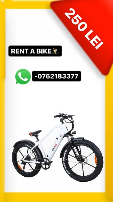 Biciclete electrice de inchiriat NOI 0 KM