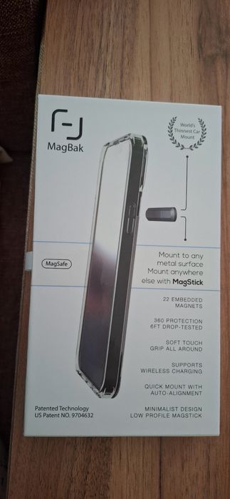 MagBak kейс за Samsung Galaxy S24 Ultra black