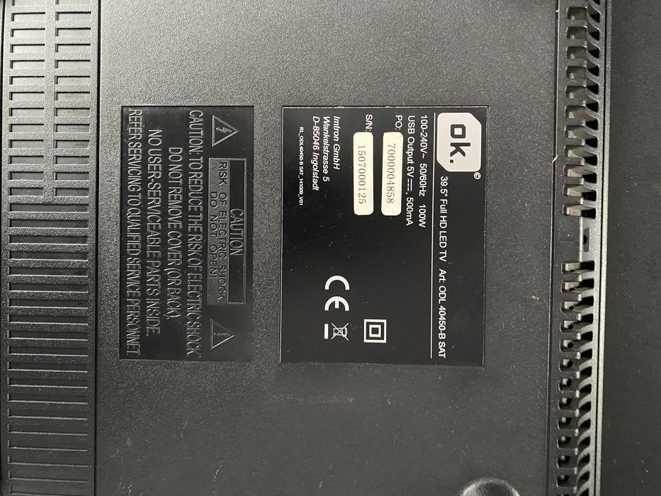 Placa de Baza și Sursa de alimentare Televizor OK ODL 40450-B SAT