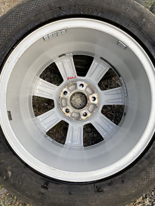 Jante aliaj 5x112 audi a4 a5 a6 cu anvelope de vara 225 55 16