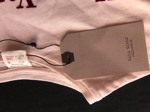 Блуза с дълъг ръкав Zara 8г 128см