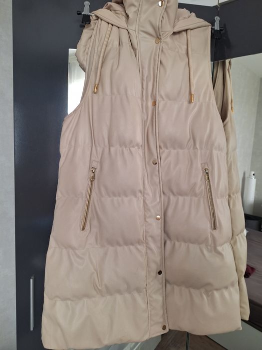 Кожен дълъг елек на ZARA