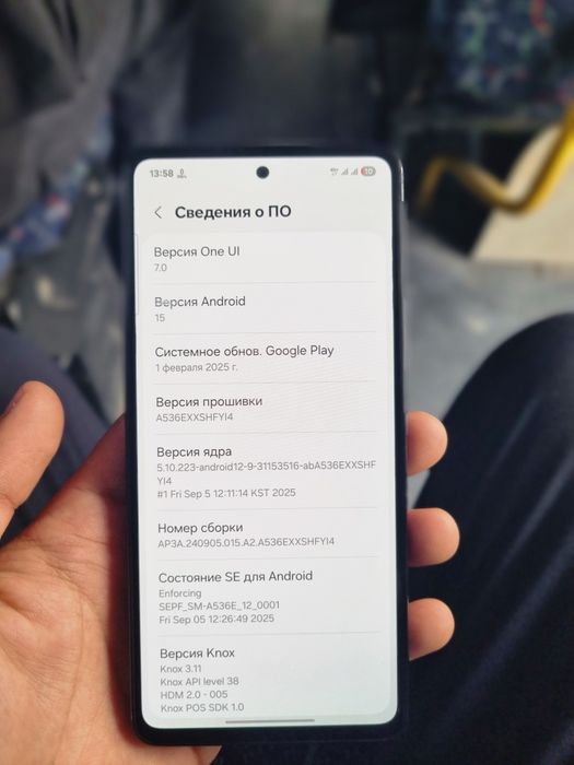 Samsung A53 5G 2sim registratsiyadan otgan karobkas yoq