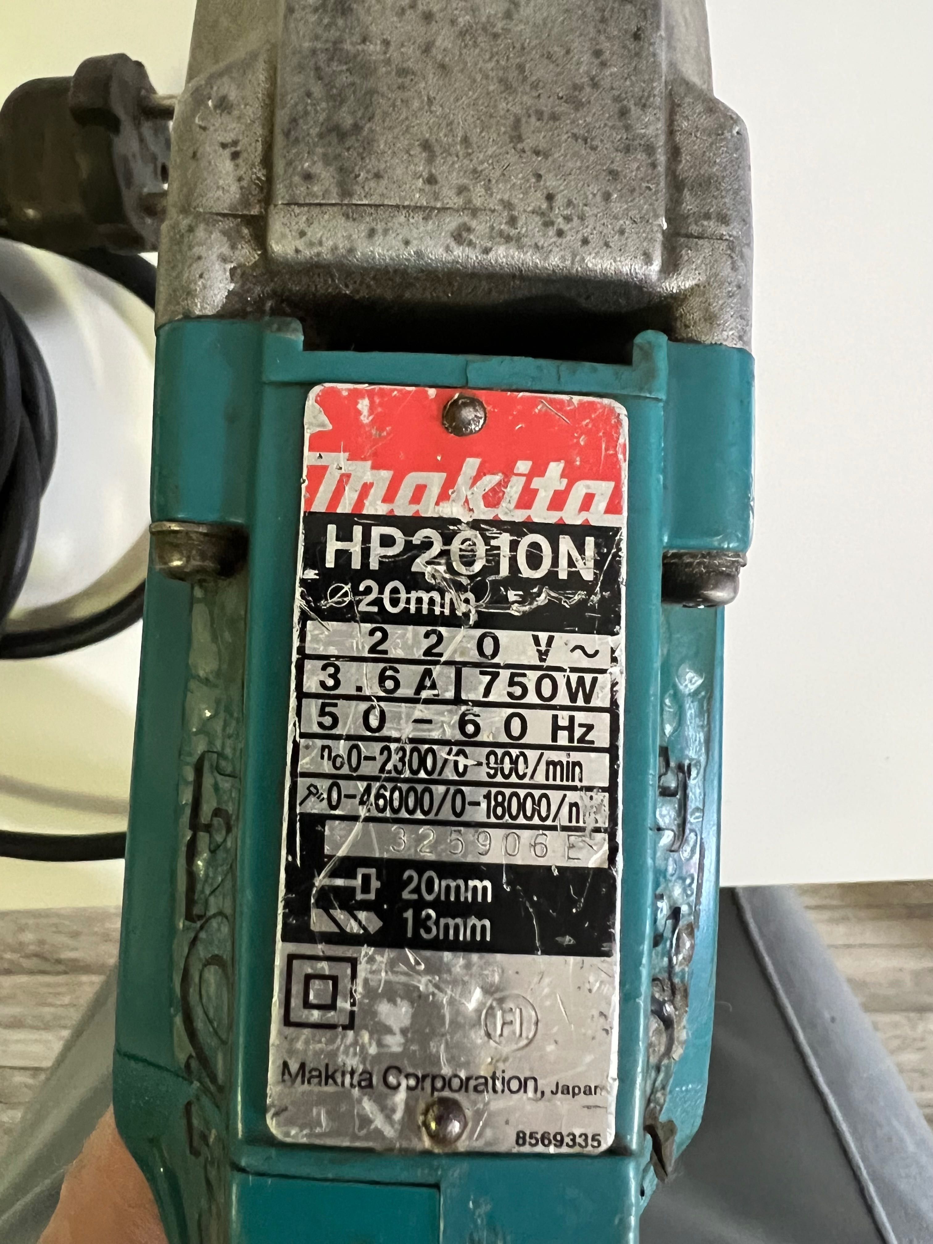 Mașină de găurit cu percuție Makita HP2010N – 750W, 2 viteze