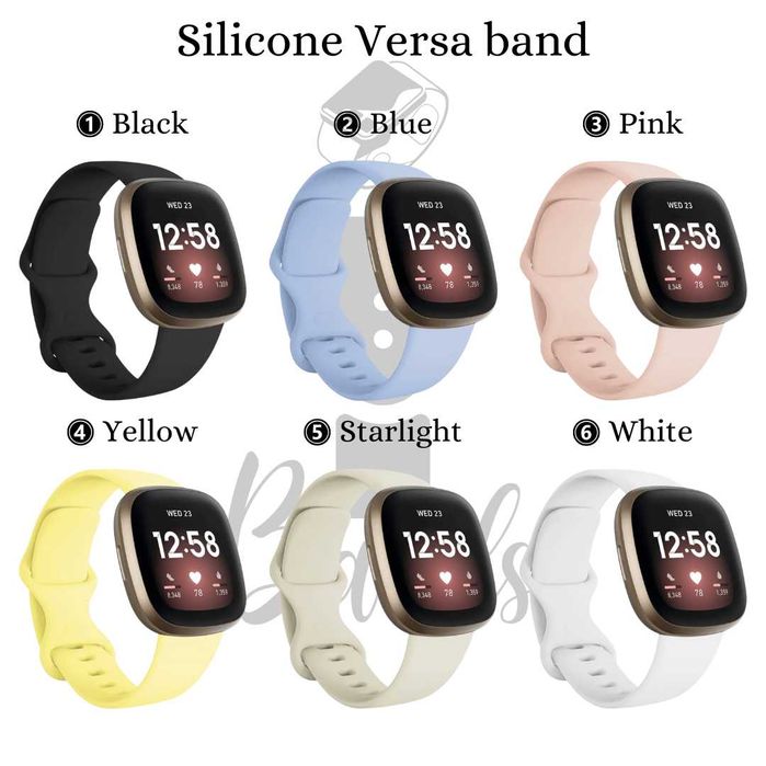 Силиконови каишки за Fitbit Versa 3/4 и Fitbit Sense 1/2