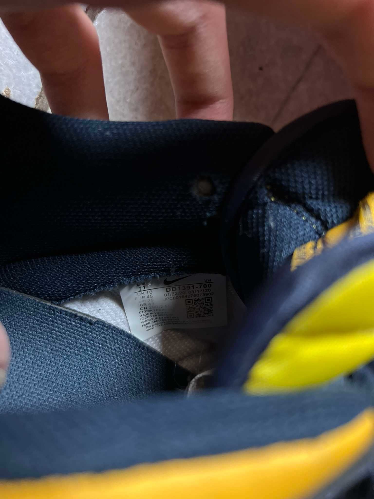 Nike Dunk Low Michigan 45