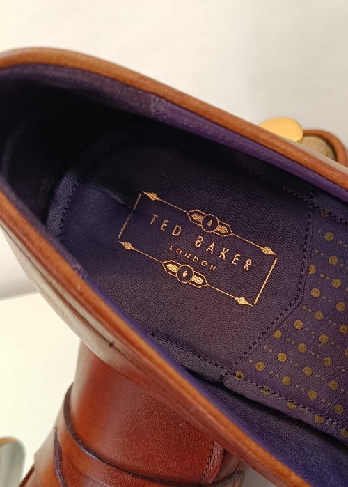 Pantofi loafer 42 42.5 premium Ted Baker London NOI piele naturala