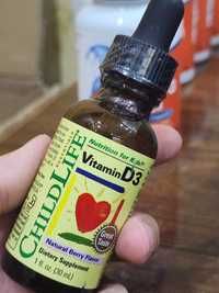 Витамин Д3 для малышей ChildLife, со вкусом натуральных ягод, 30 мл