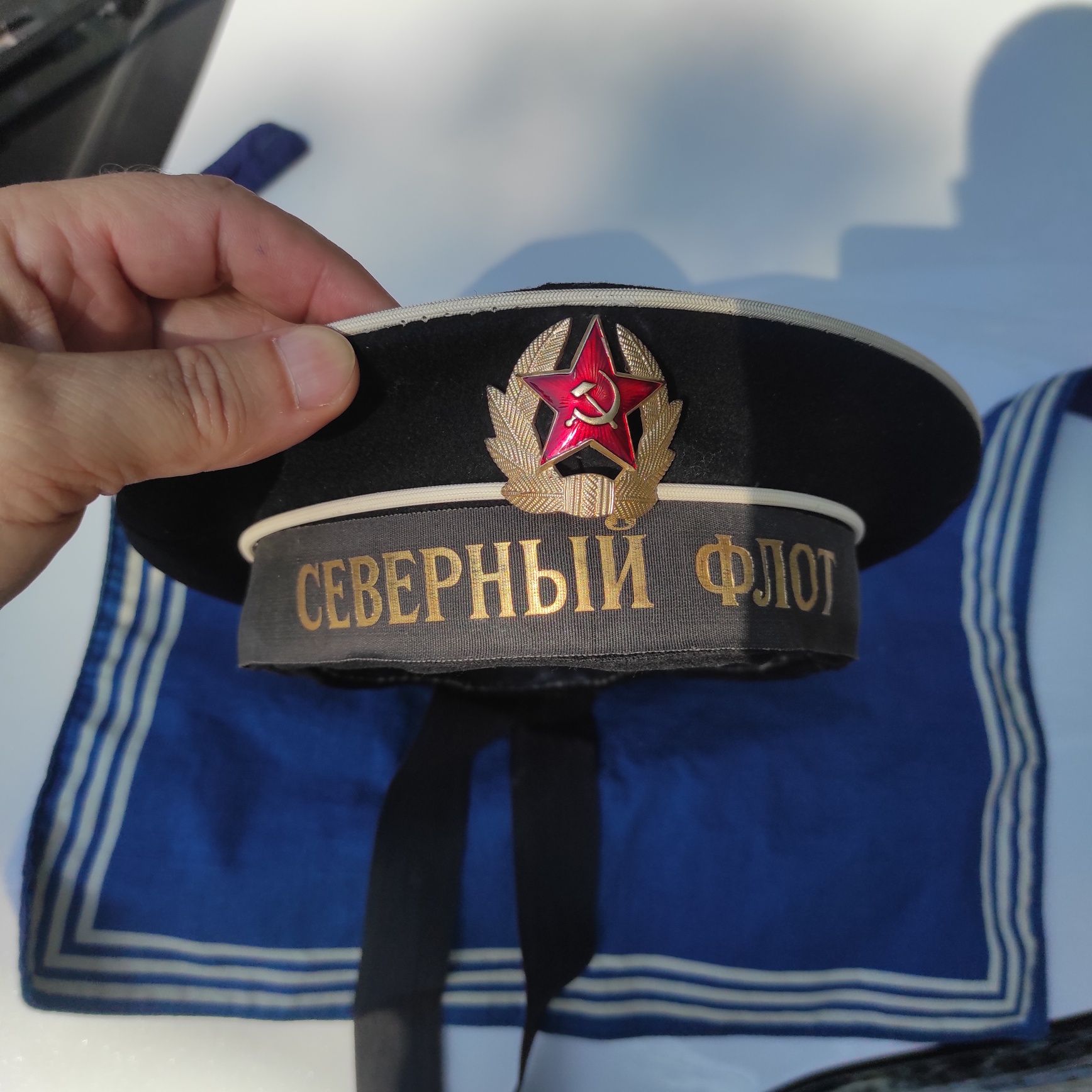 Бескозырка и Гюйс морской