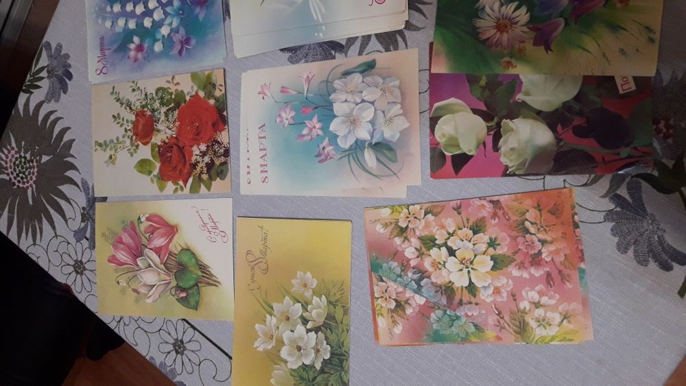 Продам открытки советские чистые