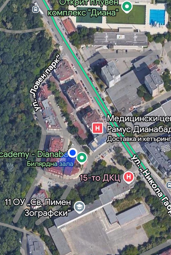 Паркомясто в подземен гараж под наем в кв. Дианабад