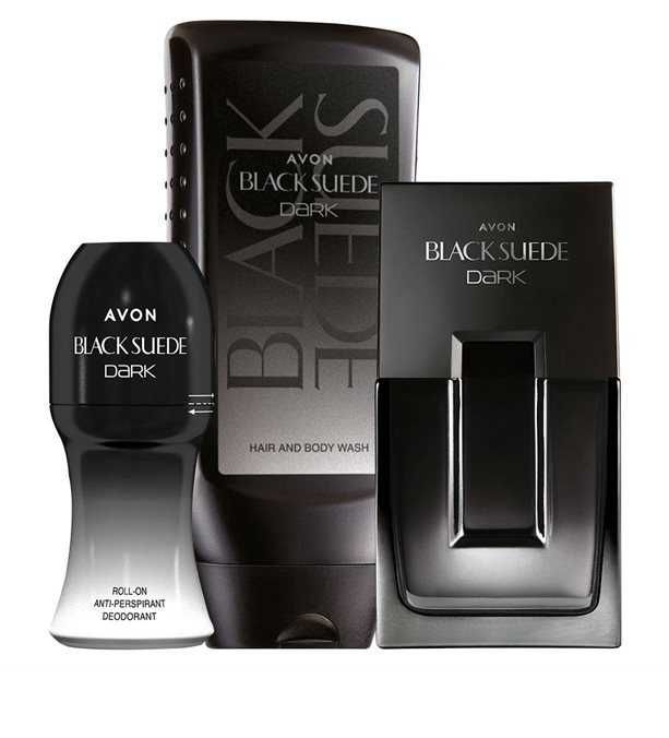 Set 3 produse Black Suede Dark pentru barbati de la Avon