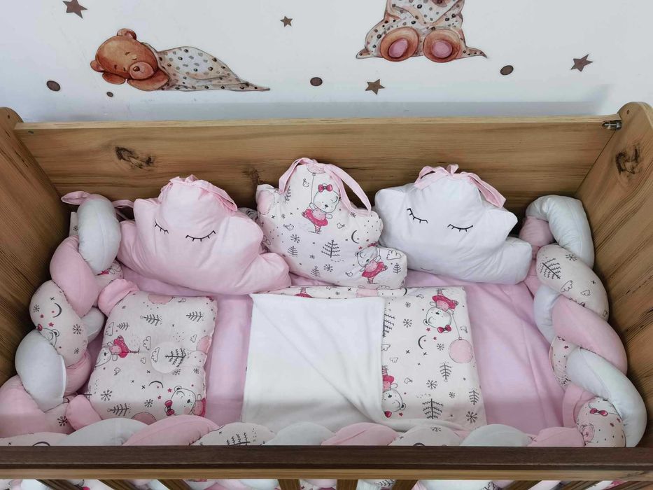 Тотална ликвидация!Бебешко спално бельо-обиколници,спално бельо и др.