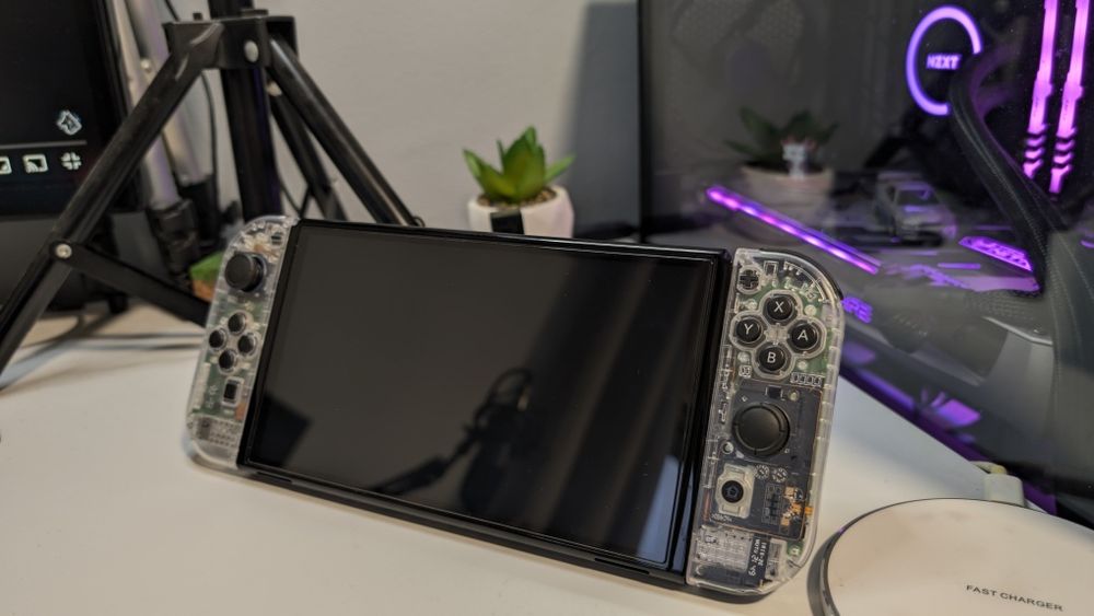 Carcasa Joy con Shell swap replacement mod pentru Nintendo Switch