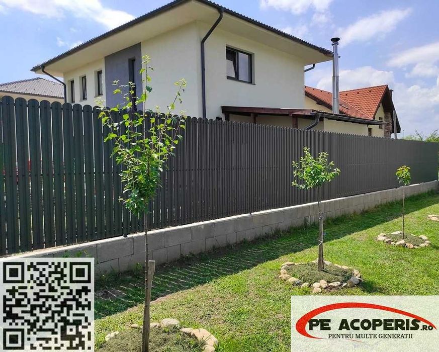 Sipca metalica pentru gard si porti, montaj rapid, posibil si in Rate
