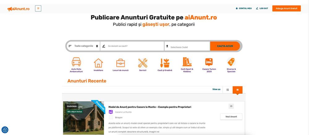 Afacere site anunturi de vanzare