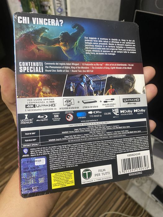 Blu-ray Godzilla vs. Kong 4K+2D steelbook