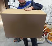 Картонные коробки для переезда и транспортировки 60-40-40. Гофротара.
