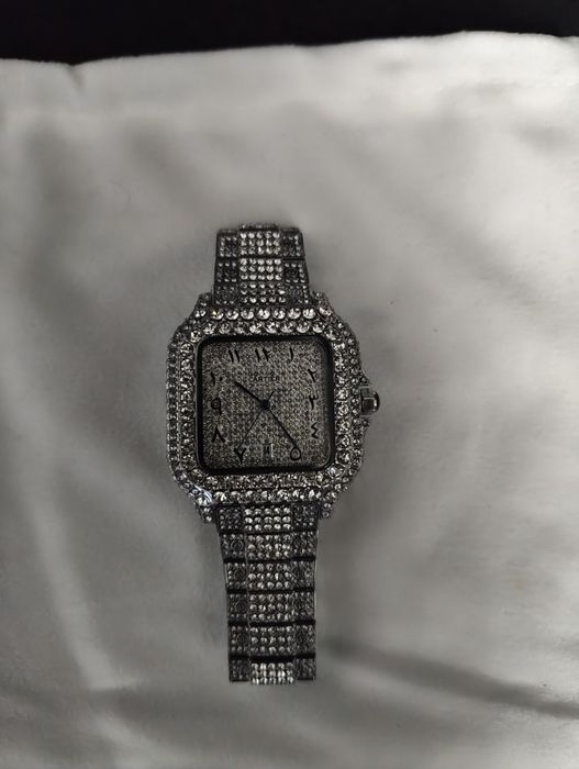 Iced Out Watch Cartier