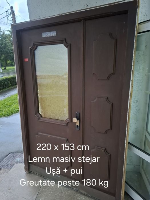 Usa exterior lemn masiv de stejar SH Austria