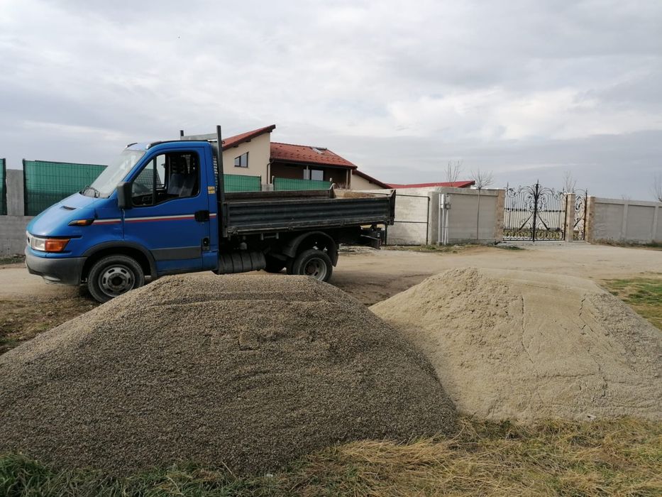 Piatra sparta concasata nisip pietris balast pamant sort margaritar