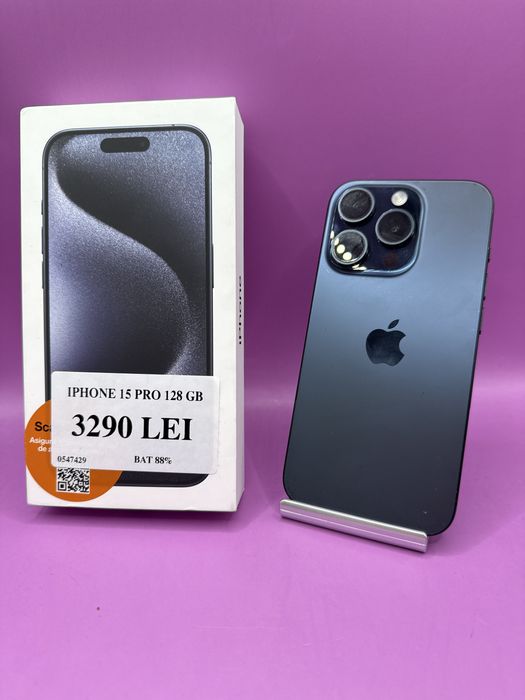 Iphone 15 Pro 128gb baterie 88 •Matei Amanet Crangasi•05474