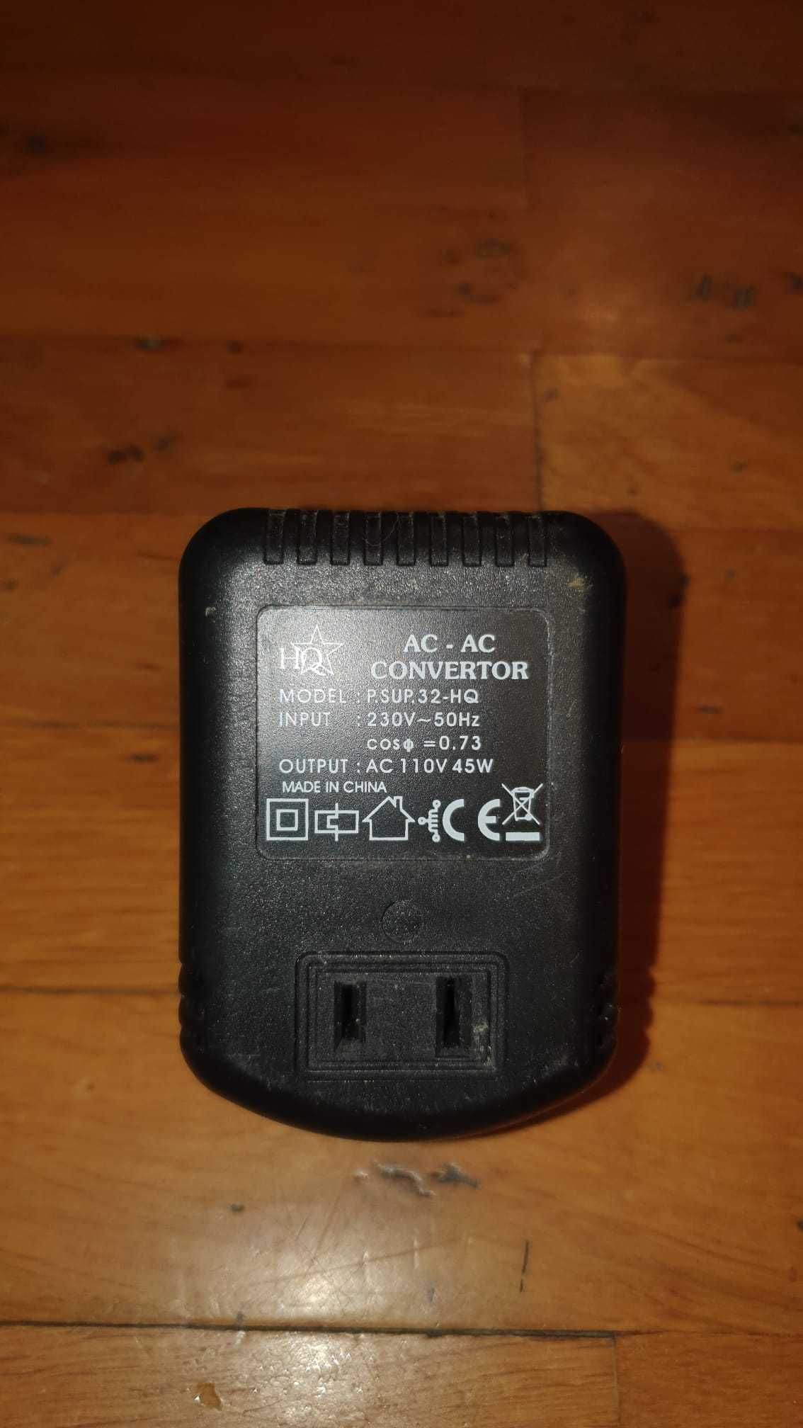 convertor  220 V/110V,  45 W