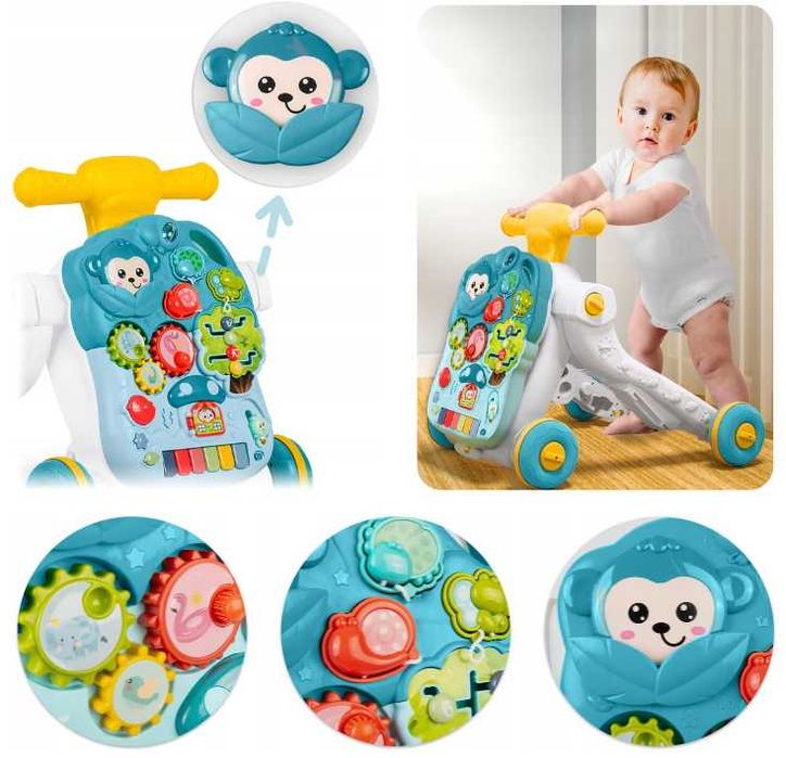 Antemergator Interactiv 4 Moduri "Likesmart Scooter Stroller"