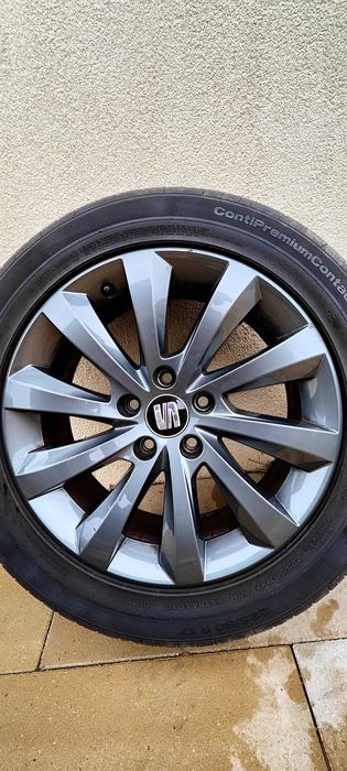 Jante 17" originale Seat + anvelope 255/50 R17 Continental