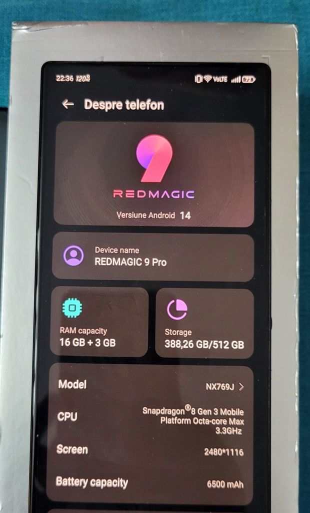 Nubia RedMagic 9 PRO 5 G