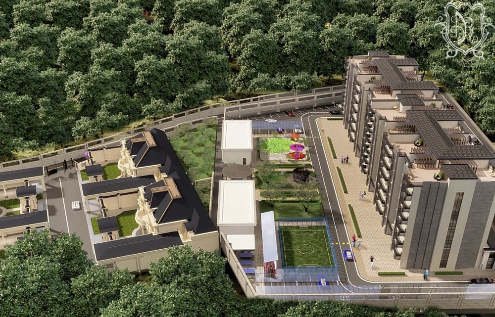 Двухуровневая 2-Х Комнатная Квартира-Дача в ЖК рядом с Humson Buloq