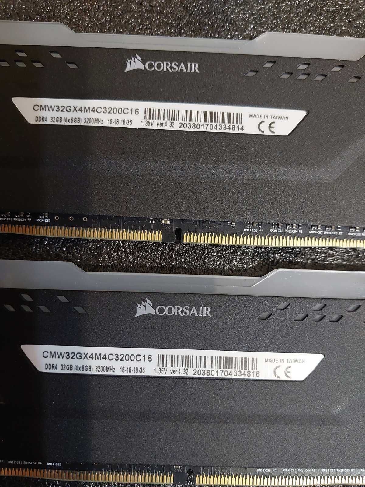 32GB DDR4 - G.SKill, HyperX, Corsair, 3200Mhz, CL16, RGB