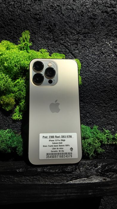 iPhone 13 Pro 256gb Gold Neverlocked Bat 100%/Fact+Garantie
