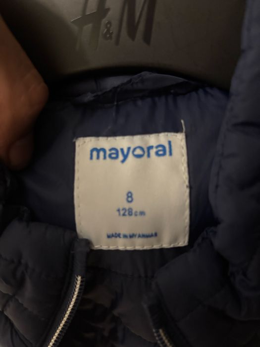 Vesta primavara-toamna Mayoral, marimea 128, albastru