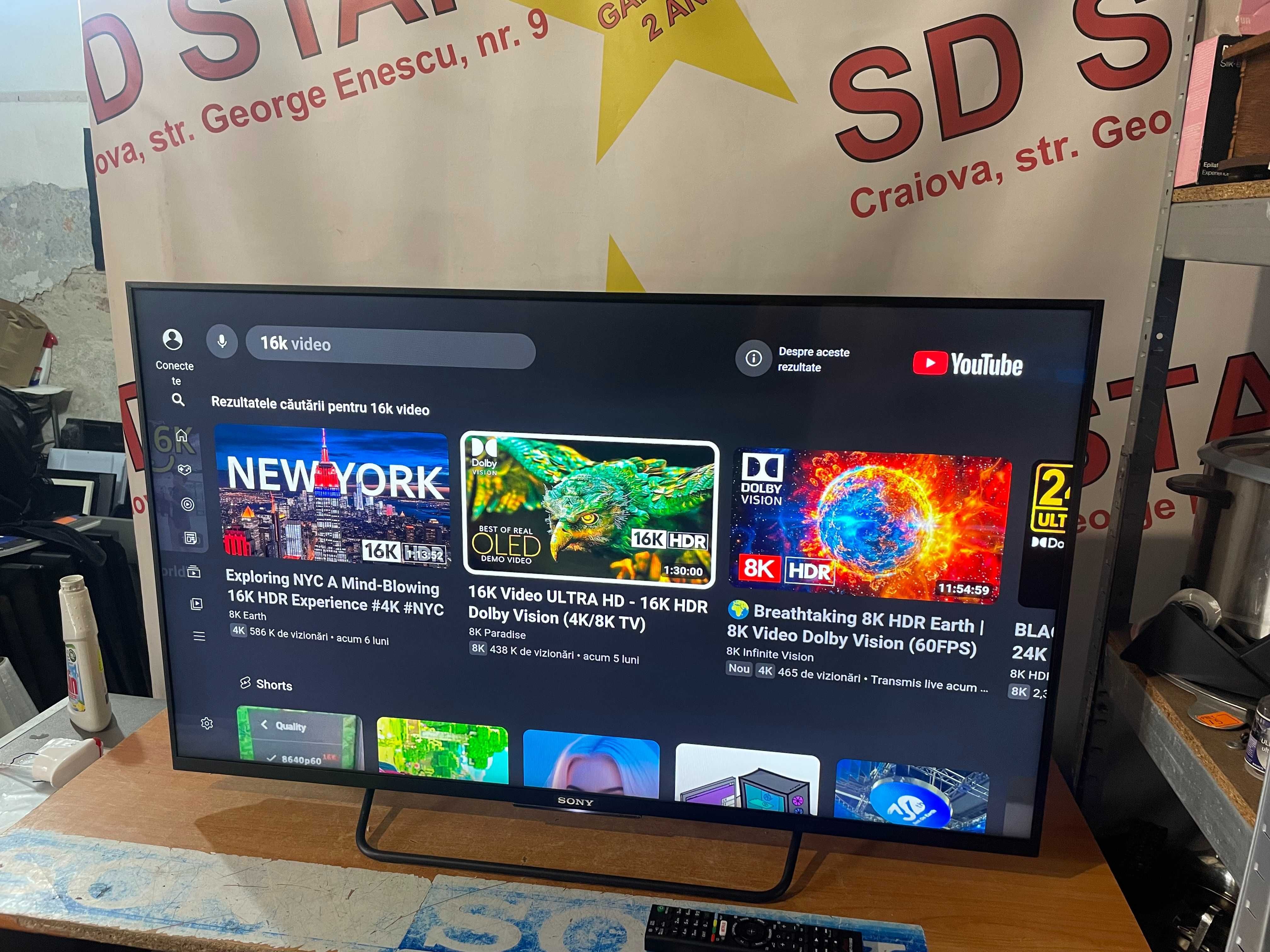 Televizor Smart Android Sony Bravia 43W755C/ 108cm Garantie 2 ani