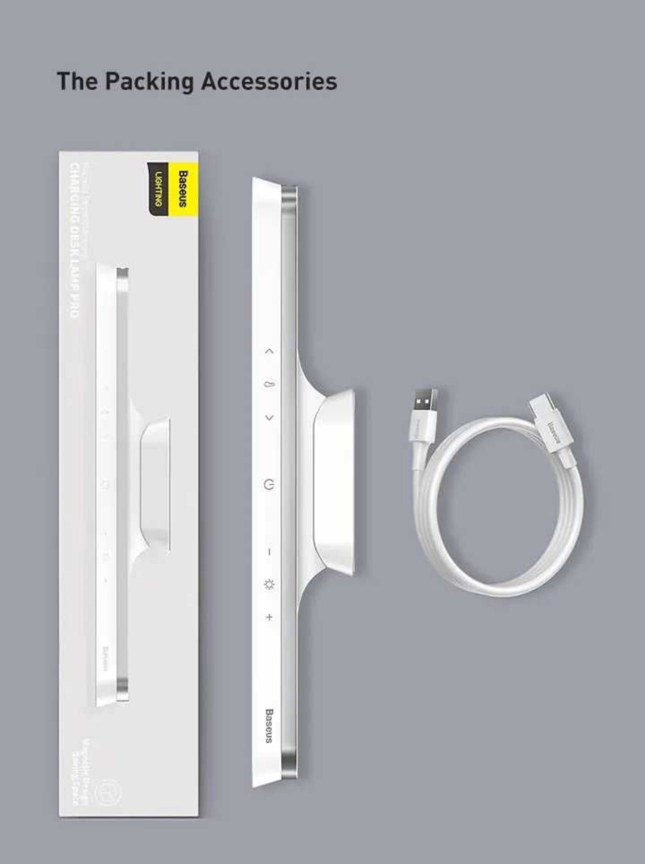 Baseus Magnetic Stepless Dimming Charging Desk Lamp Pro